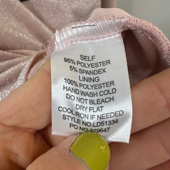 Who's Your Fave Mini Dress in Metallic Pink - Picture 5 of 7